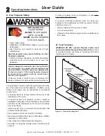 Preview for 8 page of Hearth & Home BV4236DBI Owner'S Manual