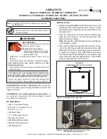 Hearth & Home FRAME-V12 Installation Instructions preview