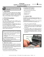 Hearth & Home IntelliFire IFT-RC150 Installation Instructions Manual предпросмотр