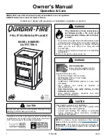 Предварительный просмотр 1 страницы Hearth & Home Quadra-Fire OUTFITTER-II Owner'S Manual