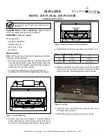 Preview for 1 page of Hearth & Home XLR-LOGS Installation Instructions