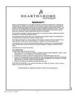 Предварительный просмотр 8 страницы Hearth home SFE-MEDIA26-BK Installation Instructions And Operating Manual