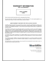 Preview for 24 page of HearthRite HB06MN-1 Owner'S Operation And Installation Manual