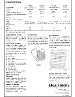 Предварительный просмотр 17 страницы HearthRite HR18MN-1 Owner'S Operation And Installation Manual