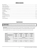 Preview for 2 page of HearthRite HVF2R18N-2 User'S Manual And Operating Instructions