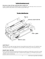 Preview for 5 page of HearthRite HVF2R18N-2 User'S Manual And Operating Instructions