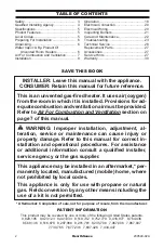 Preview for 2 page of HearthSense IR16T-BB Owner'S Operation And Installation Manual