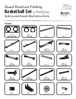 HearthSong Quad Shootout Safety And Assembly Instructions Manual предпросмотр