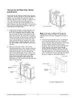 Preview for 14 page of HearthStone Castleton 8030 AU Owner'S Manual