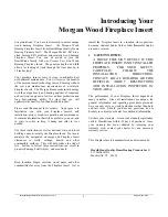 Preview for 3 page of HearthStone Morgan 8470 Owner'S Manual