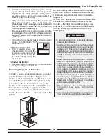 Preview for 20 page of Heartland Appliances Classic 3015 Installation And Operating Instructions Manual