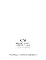 Preview for 24 page of Heartland Appliances Heartland Induction Cooktop Installation And User Manual