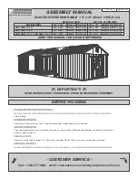 Preview for 3 page of Heartland ADD ONE 12 x 4 Assembly Manual