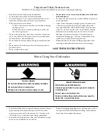 Preview for 4 page of Heartland HCDWI User And Installation Instructions Manual