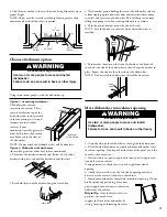 Preview for 21 page of Heartland HCDWI User And Installation Instructions Manual