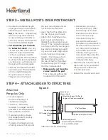 Предварительный просмотр 6 страницы Heartland MODERN PERGOLA Installation Manual