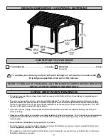 Предварительный просмотр 7 страницы Heartland PASADENA PAVILION 10x12 Assembly Manual