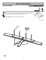 Предварительный просмотр 13 страницы Heartland PASADENA PAVILION 10x12 Assembly Manual