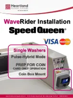 Heartland WaveRider Speed Queen Installation Manual preview