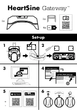 HeartSine Gateway Quick Start Manual предпросмотр