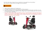 Предварительный просмотр 21 страницы Heartway Medical Products EV Rider Vita XPress S12E User Manual