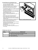 Preview for 20 page of Heat & Glo LifeStyle CF550E-B Owner'S Manual