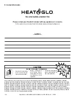 Предварительный просмотр 56 страницы Heat & Glo LifeStyle EXCLAIM-42 Owner'S Manual