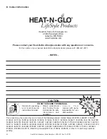 Preview for 24 page of Heat & Glo LifeStyle PCF-HNG Owner'S Manual