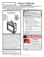 Heat & Glo 6000C-IFT Owner'S Manual предпросмотр