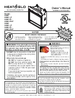 Preview for 1 page of Heat & Glo 6000C Owner'S Manual