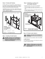 Предварительный просмотр 8 страницы Heat & Glo 6000PLUS Owner'S Manual