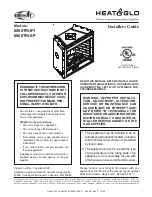 Preview for 1 page of Heat & Glo 6000TRI-IPI Installer'S Manual