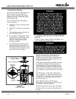 Preview for 19 page of Heat & Glo BW36 Installation & Operating Instructions Manual