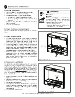 Предварительный просмотр 17 страницы Heat & Glo CF230E Owner'S Manual