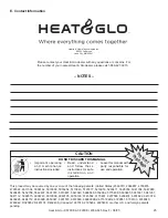 Предварительный просмотр 23 страницы Heat & Glo CF230E Owner'S Manual