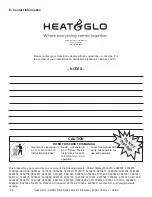 Preview for 26 page of Heat & Glo CF550ENH Owner'S Manual