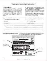 Preview for 2 page of Heat & Glo Cosmo SLR Owner'S Manual