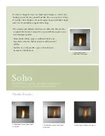 Preview for 3 page of Heat & Glo Direct Vent Gas Fireplace SOHO Specifications