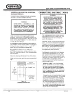 Preview for 20 page of Heat & Glo EM41 Installation & Operating Instructions Manual