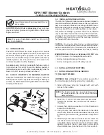 Preview for 1 page of Heat & Glo GFK-160T Installation And Operating Instructions