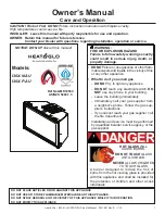 Heat & Glo I30X-N-AU Owner'S Manual preview