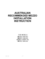 Heat & Glo MEZZO-1000-AU Installation Instruction preview