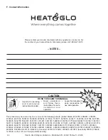 Preview for 44 page of Heat & Glo MONTANA-42C Owner'S Manual