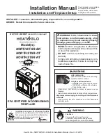 Preview for 1 page of Heat & Glo NORTHSTAR-BK Installation Manual