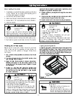 Preview for 12 page of Heat & Glo Patio Gourmet PGE-24-S3 Operating And Assembly Instructions Manual