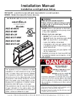 Preview for 1 page of Heat & Glo RED40-LM Installation Manual