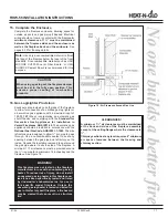 Preview for 17 page of Heat & Glo RHW-56 Installation & Operating Instructions Manual