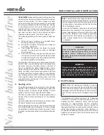 Preview for 24 page of Heat & Glo RHW-56 Installation & Operating Instructions Manual