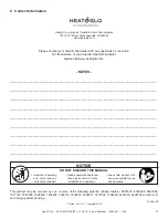 Preview for 29 page of Heat & Glo SL-3X-IFT Operation And Maintenance Manual