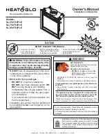 Preview for 1 page of Heat & Glo SL-550TV-IPI-E Owner'S Manual